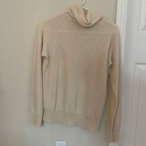 Cashmere Cream Cowl-neck Sweater-perfect condition!